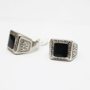 Vintage Polished Steel Ring - KR12