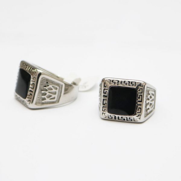 Vintage Polished Steel Ring - KR12