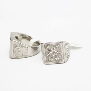 Vintage Polished Steel Ring - KR1