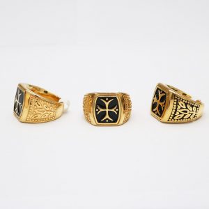 Vintage Polished Steel Ring - KR2