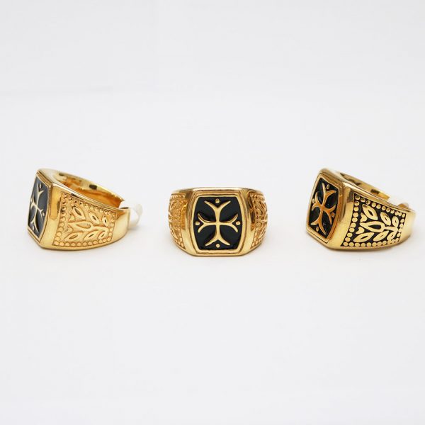 Vintage Polished Steel Ring - KR2