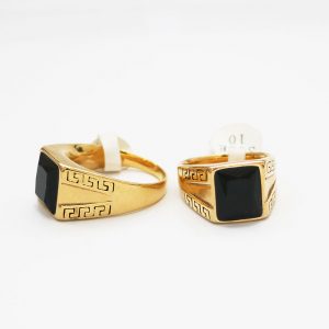 Vintage Polished Steel Ring - KR4